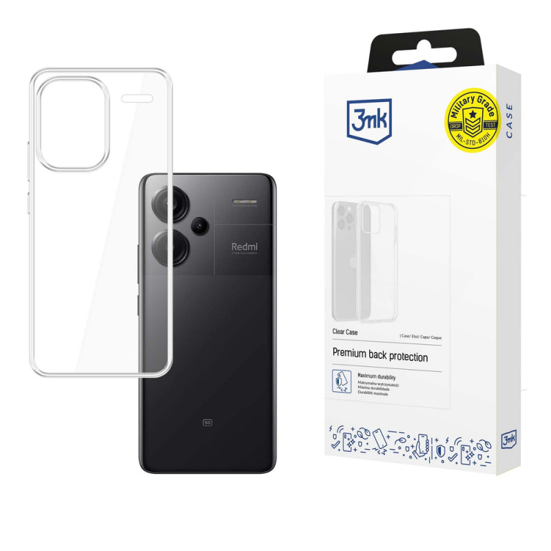 Θήκη 3MK Clear Case για Redmi Note 13 Pro+ 5G, διαφανής
