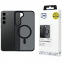 Θήκη 3MK Smoke MagCase με MagSafe για Samsung Galaxy S23 5G, Μαύρη