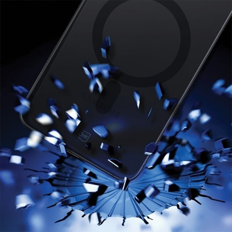 Θήκη 3MK Smoke MagCase με MagSafe για Samsung Galaxy S23 5G, Μαύρη