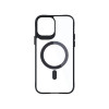 Θήκη 3MK Satin Armor MagCase με MagSafe για Apple iPhone 12 Pro Max, Διάφανη με Μαύρο Πλαίσιο