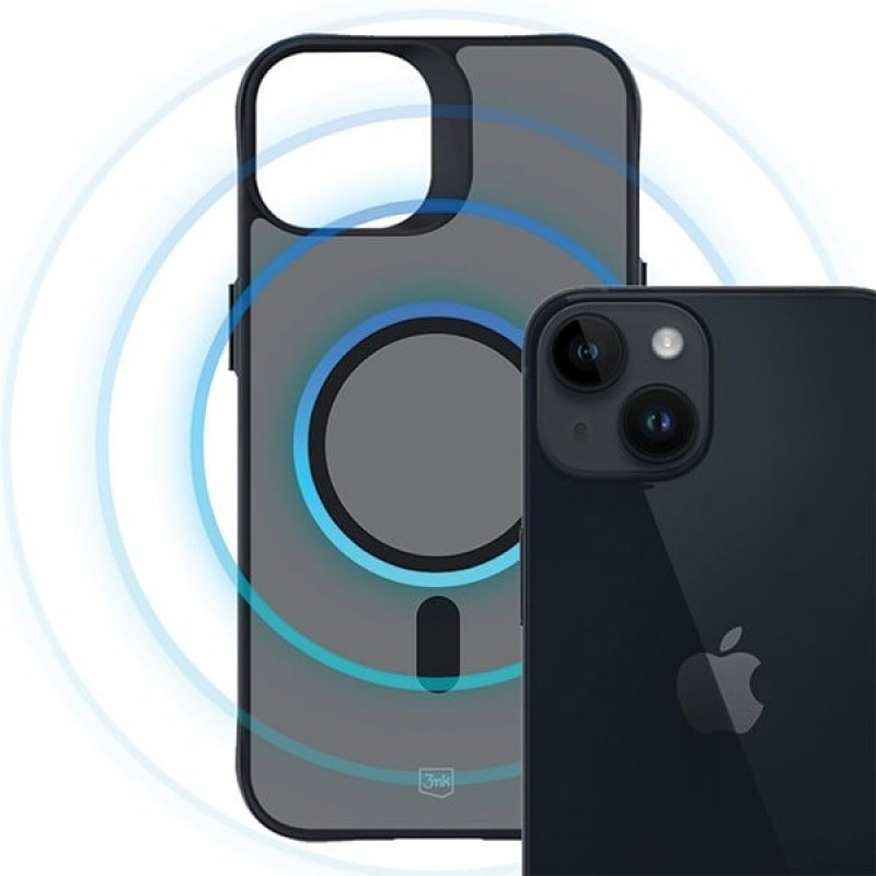 Θήκη 3MK Smoke MagCase με MagSafe για Apple iPhone 13 / 14, Ημιδιαφανής