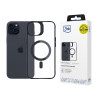 Θήκη 3MK Satin Armor MagCase με MagSafe για Apple iPhone 15 Plus, Διάφανη με Μαύρο Πλαίσιο (156080-0)