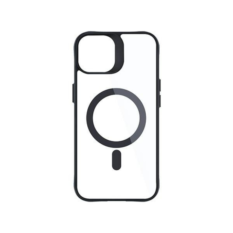 3MK Satin Armor MagCase με MagSafe για Apple iPhone 13 / 14, Διαφανής με Μαύρο Πλαίσιο (156075-0)
