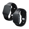 3mk Σιλικόνης Λουράκι Ρολογιού για Apple Watch 38/40/41 mm, μαύρο