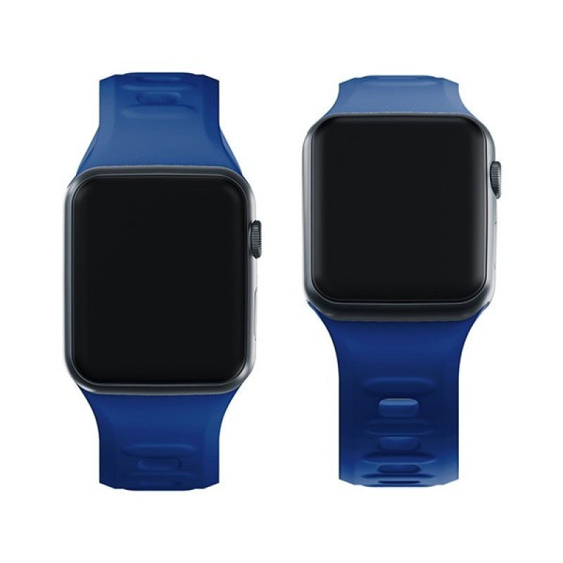 3mk Σιλικόνης Λουράκι Ρολογιού για Apple Watch 38/40/41 mm, μπλε