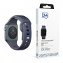 3mk Σιλικονούχο Λουράκι Ρολογιού για Apple Watch 38/40/41 mm, γκρι