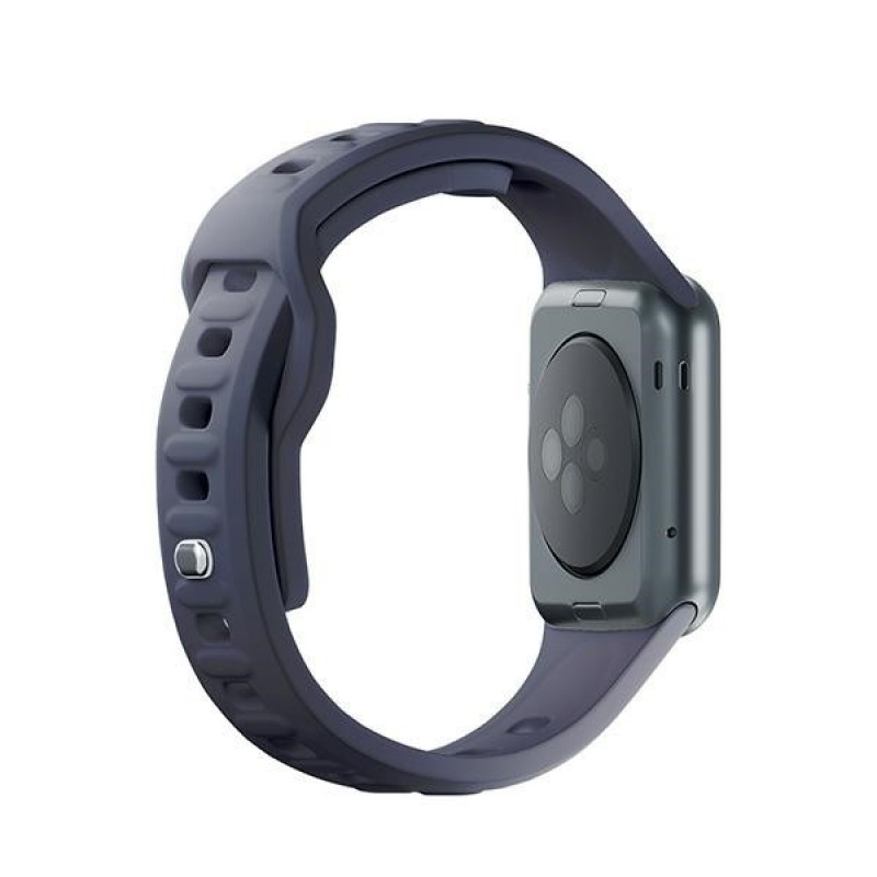 3mk Σιλικονούχο Λουράκι Ρολογιού για Apple Watch 38/40/41 mm, γκρι