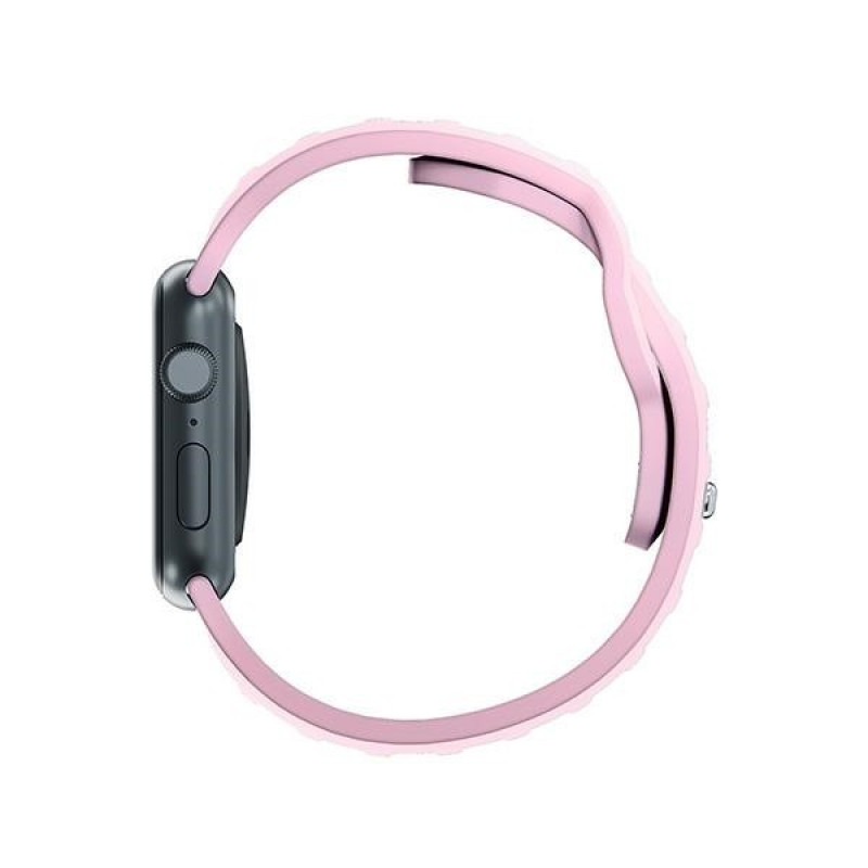 Λουράκι ρολογιού 3mk Silicone για Apple Watch 38/40/41 mm, ροζ πούδρας