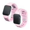 Λουράκι ρολογιού 3mk Silicone για Apple Watch 38/40/41 mm, ροζ πούδρας