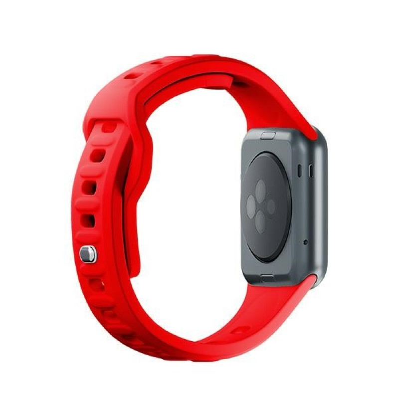 3mk Σιλικόνης Λουράκι Ρολογιού για Apple Watch 38/40/41 mm, κόκκινο
