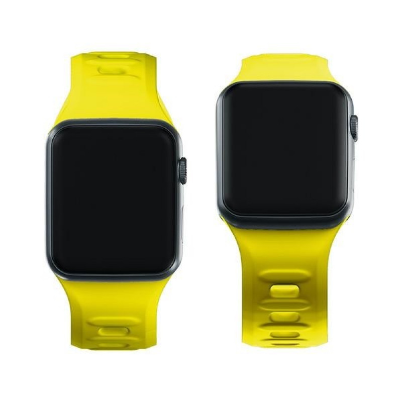 3mk Σιλικονούχο Λουράκι Ρολογιού για Apple Watch 38/40/41 mm, κίτρινο