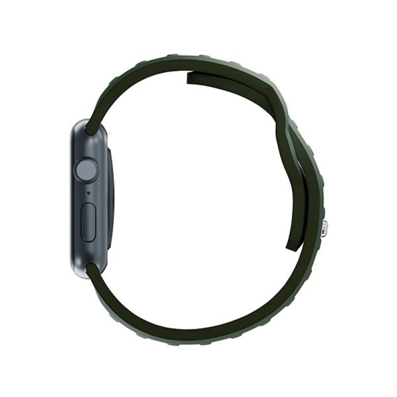 3mk Σιλικονούχο Λουράκι Ρολογιού για Apple Watch 42/44/45/49 mm, σκούρο πράσινο