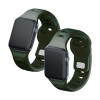 3mk Σιλικονούχο Λουράκι Ρολογιού για Apple Watch 42/44/45/49 mm, σκούρο πράσινο