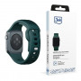 3mk Λουράκι Ρολογιού Σιλικόνης για Apple Watch 42/44/45/49 mm, evergreen