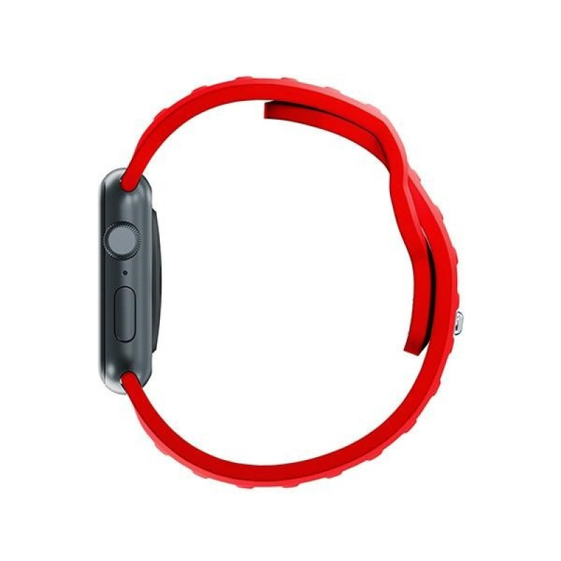 3mk Σιλικόνης Λουράκι Ρολογιού για Apple Watch 42/44/45/49 mm, κόκκινο