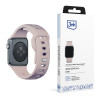 3mk Σιλικονούχο Λουράκι Ρολογιού για Apple Watch 42/44/45/49 mm, ροζ-μπεζ / latte