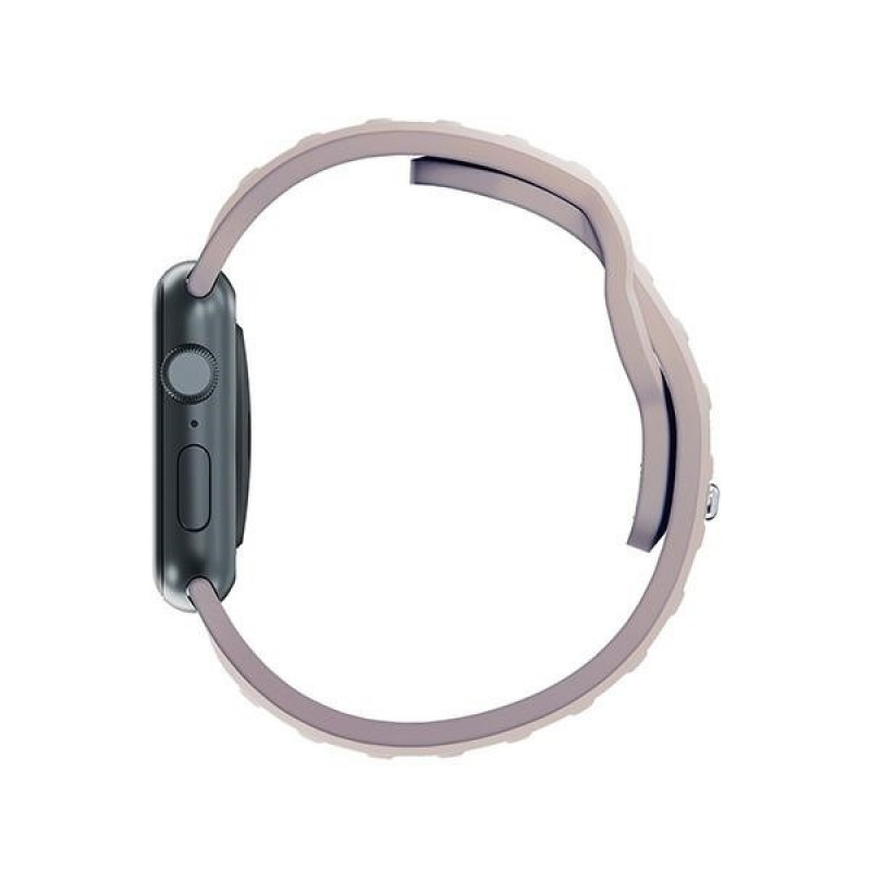 3mk Σιλικονούχο Λουράκι Ρολογιού για Apple Watch 42/44/45/49 mm, ροζ-μπεζ / latte