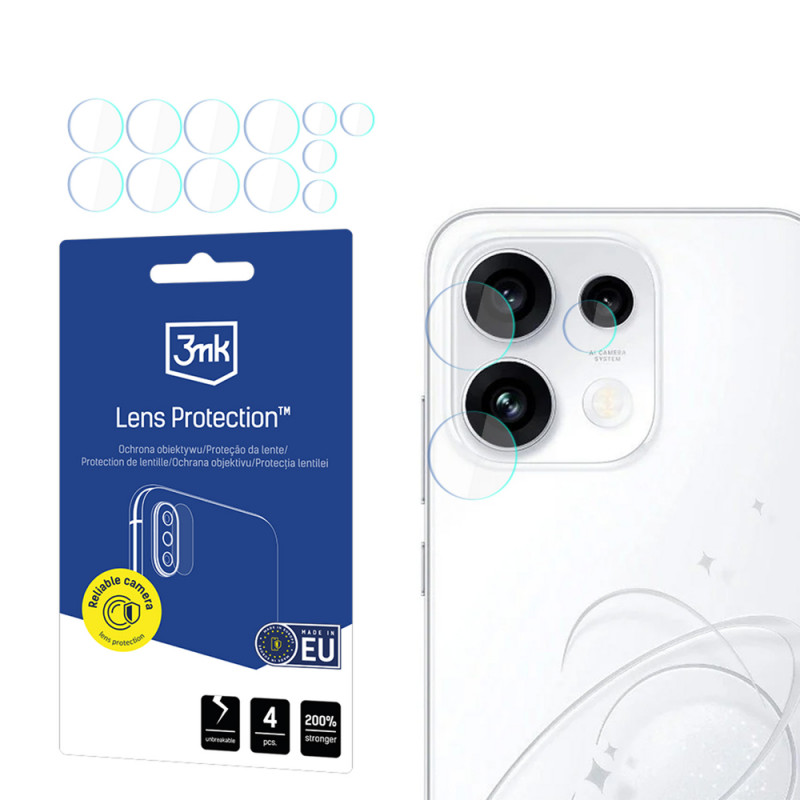 3MK Lens Protection Oppo Reno 16 F / Reno 16 FS (CPH2859) προστατευτικό φακού κάμερας (4 τεμ.)