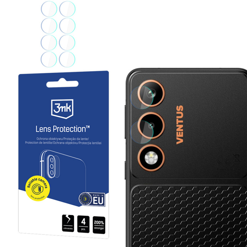 Προστασία φακού κάμερας 3MK Lens Protection για Hammer Ventus 5G (4 τεμάχια)
