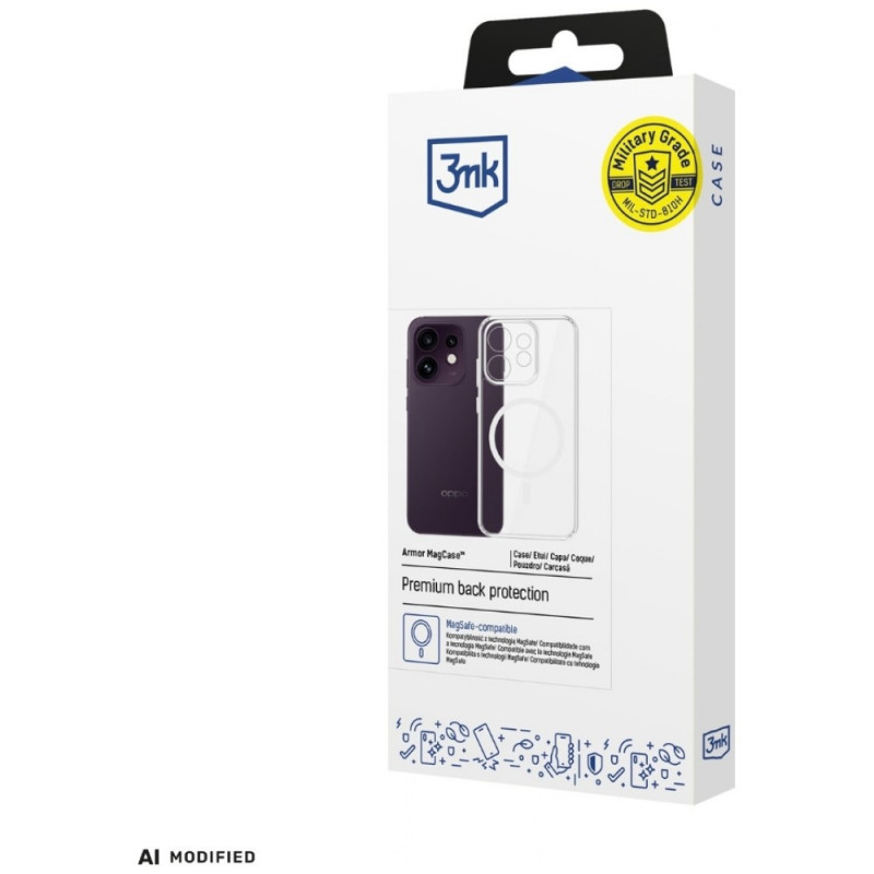 3MK Armor MagCase Oppo Reno 16 F / Reno 16 FS (CPH2859) θήκη, διαφανής