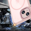 Θήκη Tech-Protect MagMat MagSafe για Apple iPhone 15, ροζ/διαφανής