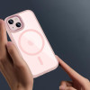 Θήκη Tech-Protect MagMat MagSafe για Apple iPhone 15, ροζ/διαφανής