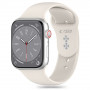 Tech-Protect Λουράκι σιλικόνης για Apple Watch 4/5/6/7/8/9/SE/10 (38/40/41/42 mm), Starlight