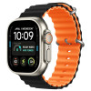 Tech-Protect IconBand Pro λουράκι για Apple Watch 4/5/6/7/8/9/SE/Ultra 1/2 (42/44/45/49 mm), Μαύρο/Πορτοκαλί