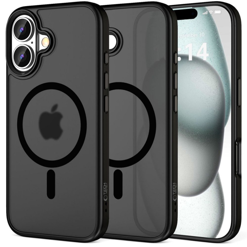 Θήκη Tech-Protect MagMat MagSafe για Apple iPhone 16, μαύρη ματ