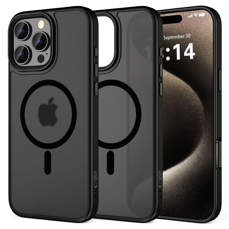 Θήκη Tech-Protect MagMat MagSafe για Apple iPhone 16 Pro Max, μαύρη ματ