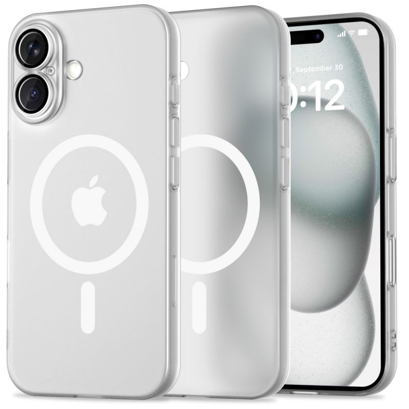 Θήκη Tech-Protect MagSlim MagSafe για Apple iPhone 16, Matte/White