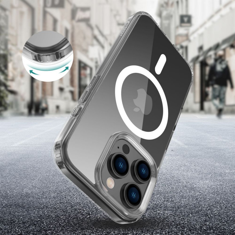Θήκη Tech-Protect Flexair Hybrid MagSafe για Apple iPhone 16 Pro, Διάφανη