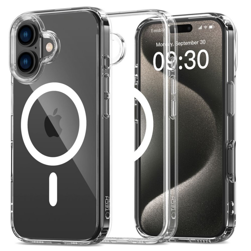 Θήκη Tech-Protect Flexair Hybrid MagSafe για Apple iPhone 16 Plus, Διάφανη