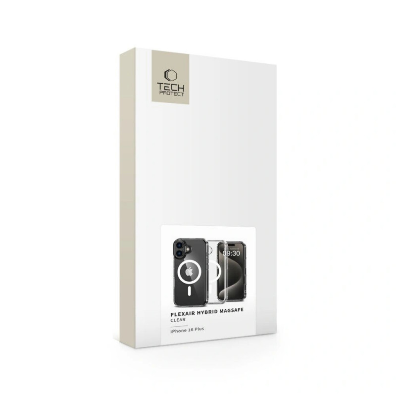 Θήκη Tech-Protect Flexair Hybrid MagSafe για Apple iPhone 16 Plus, Διάφανη