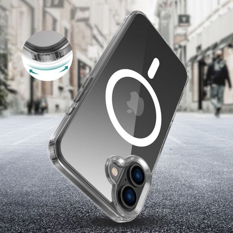 Θήκη Tech-Protect Flexair Hybrid MagSafe για Apple iPhone 16 Plus, Διάφανη