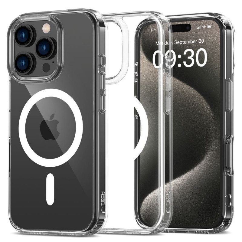 Θήκη Tech-Protect Flexair Hybrid MagSafe για Apple iPhone 16 Pro Max, Διάφανη