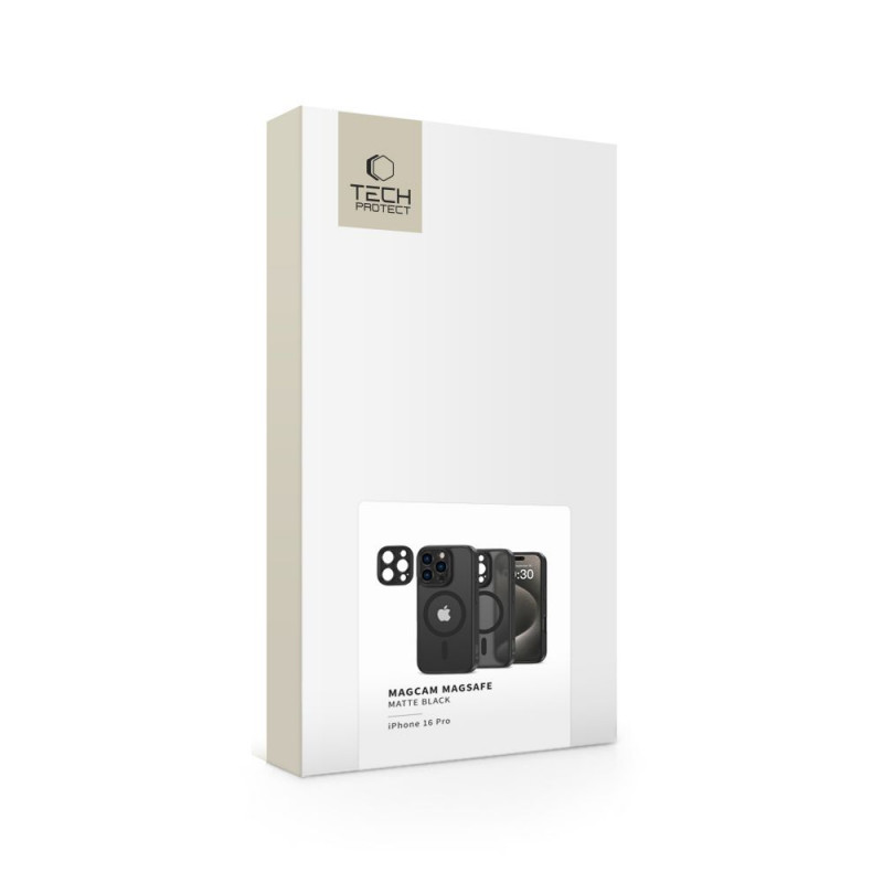 Θήκη Tech-Protect MagCam MagSafe για Apple iPhone 16 Pro, μαύρο ματ