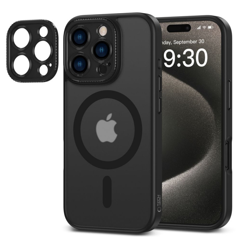Θήκη Tech-Protect MagCam MagSafe για Apple iPhone 16 Pro, μαύρο ματ