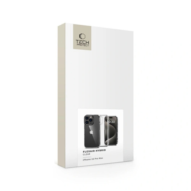 Θήκη Tech-Protect Flexair Hybrid για Apple iPhone 16 Pro Max, Διάφανη