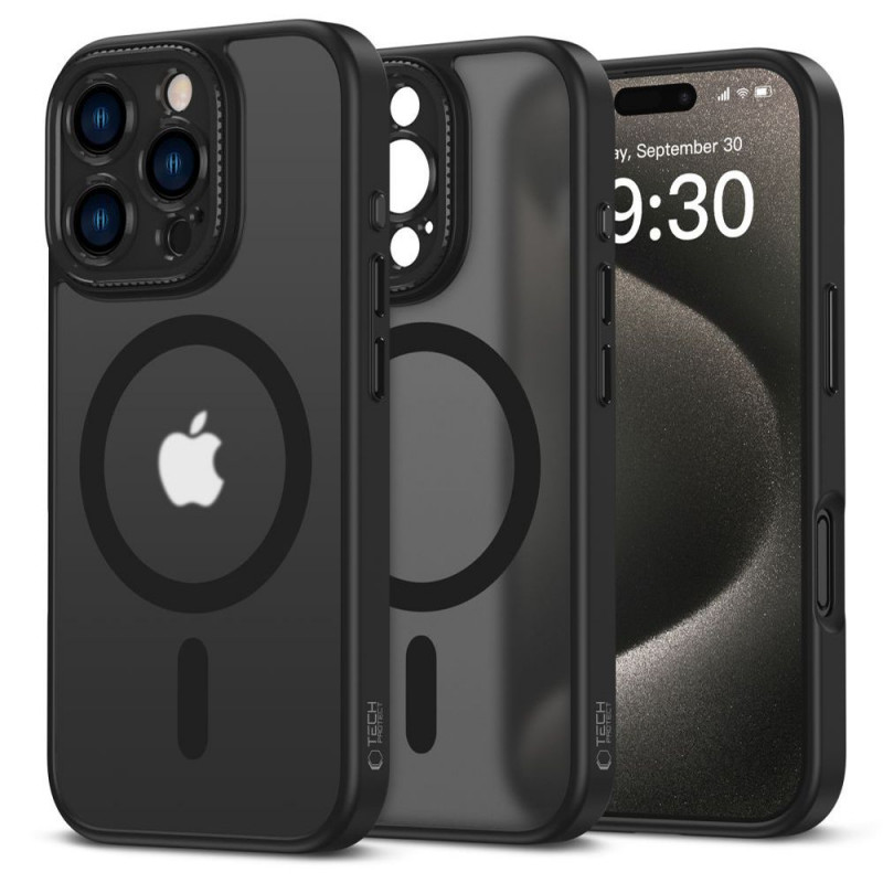 Θήκη Tech-Protect MagCam MagSafe για Apple iPhone 16 Pro Max, μαύρο ματ