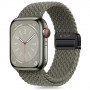 Tech-Protect Nylonmag Λουράκι για Apple Watch 4/5/6/7/8/9/SE/Ultra 1/2, 42/44/45/49 mm, Ελαιώδες Γκρι
