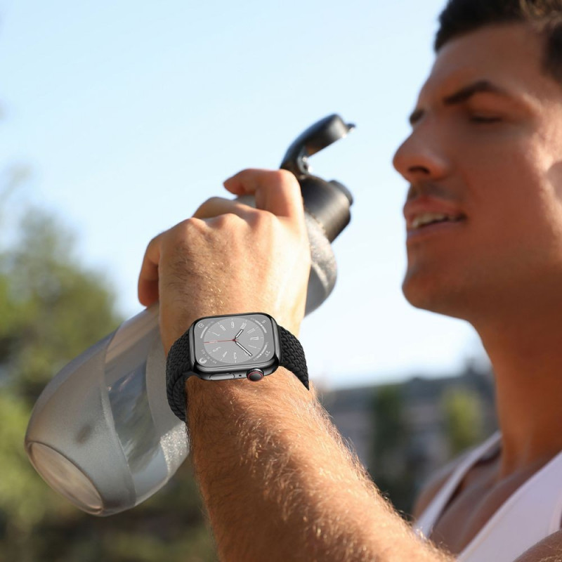 Tech-Protect Nylonmag Λουράκι για Apple Watch 4/5/6/7/8/9/SE/Ultra 1/2, 42/44/45/49 mm, Ελαιώδες Γκρι