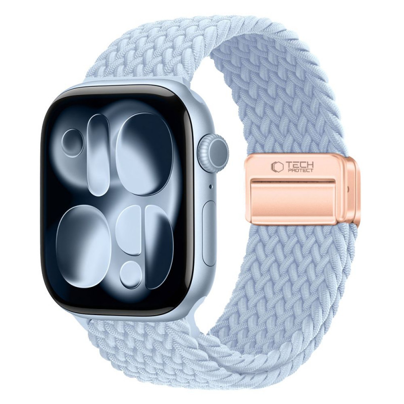 Tech-Protect Nylonmag λουράκι για Apple Watch 4/5/6/7/8/9/SE/10, 38/40/41/42 mm, γαλάζιο