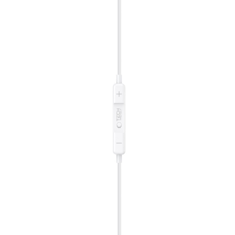 Tech-Protect Ultraboost Core G3 Mini Jack 3.5 mm Ενσύρματα Ακουστικά, Λευκά