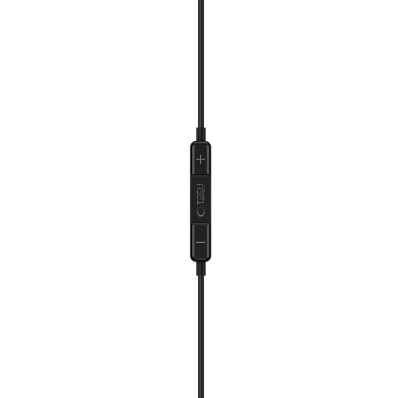 Tech-Protect Ultraboost Core G3 Ενσύρματα Ακουστικά Mini Jack 3.5 mm, Μαύρα