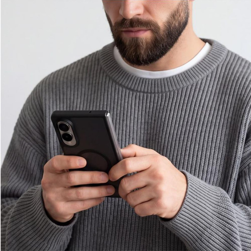Θήκη Tech-Protect Magmat MagSafe για Samsung Galaxy Z Fold 8, μαύρη ματ