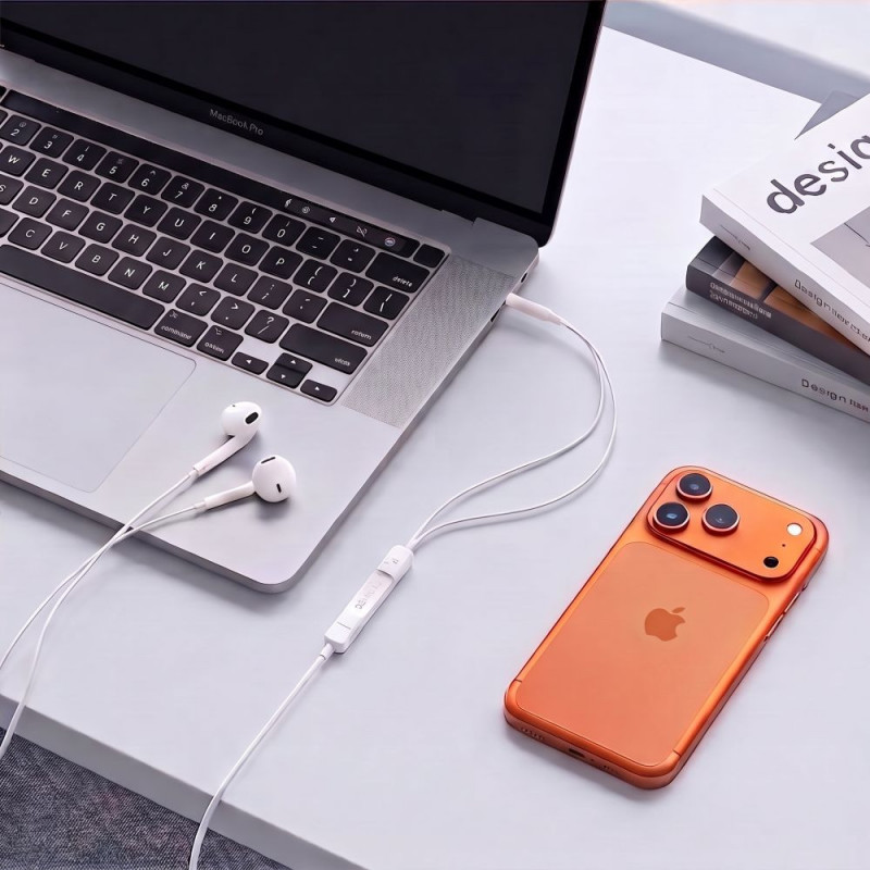 Tech-Protect Ultraboost Core G4 Ενσύρματα Ακουστικά Mini Jack 3.5 mm, Λευκά (THP5619)