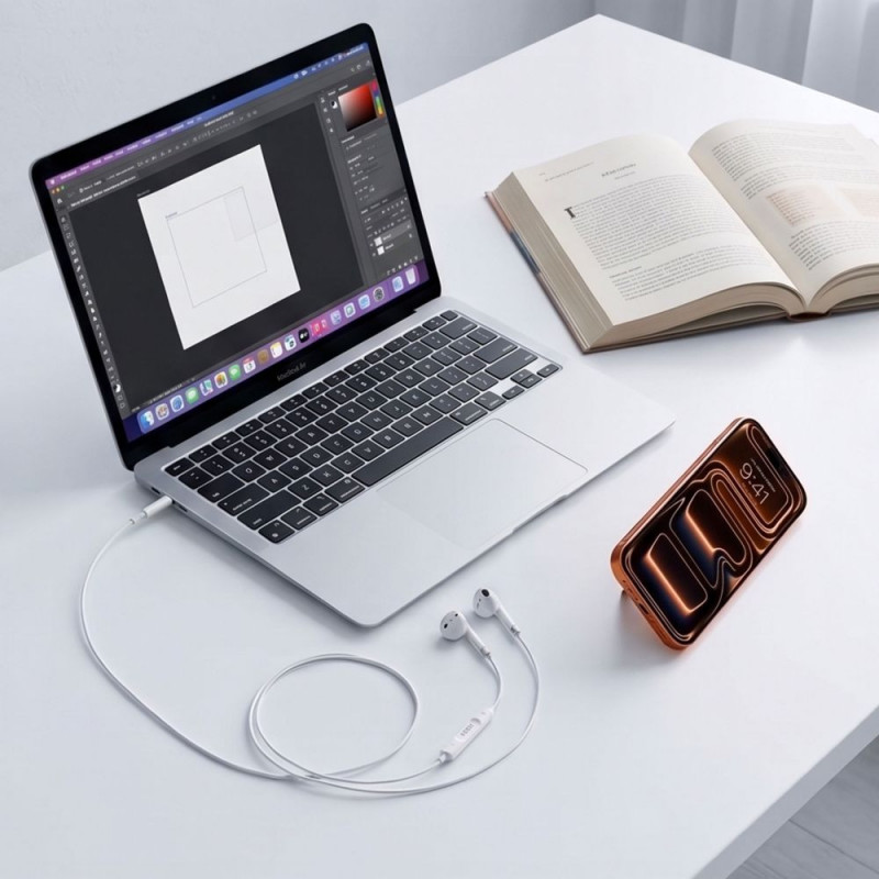 Tech-Protect Ultraboost Core G4 Ενσύρματα Ακουστικά Mini Jack 3.5 mm, Λευκά (THP5619)