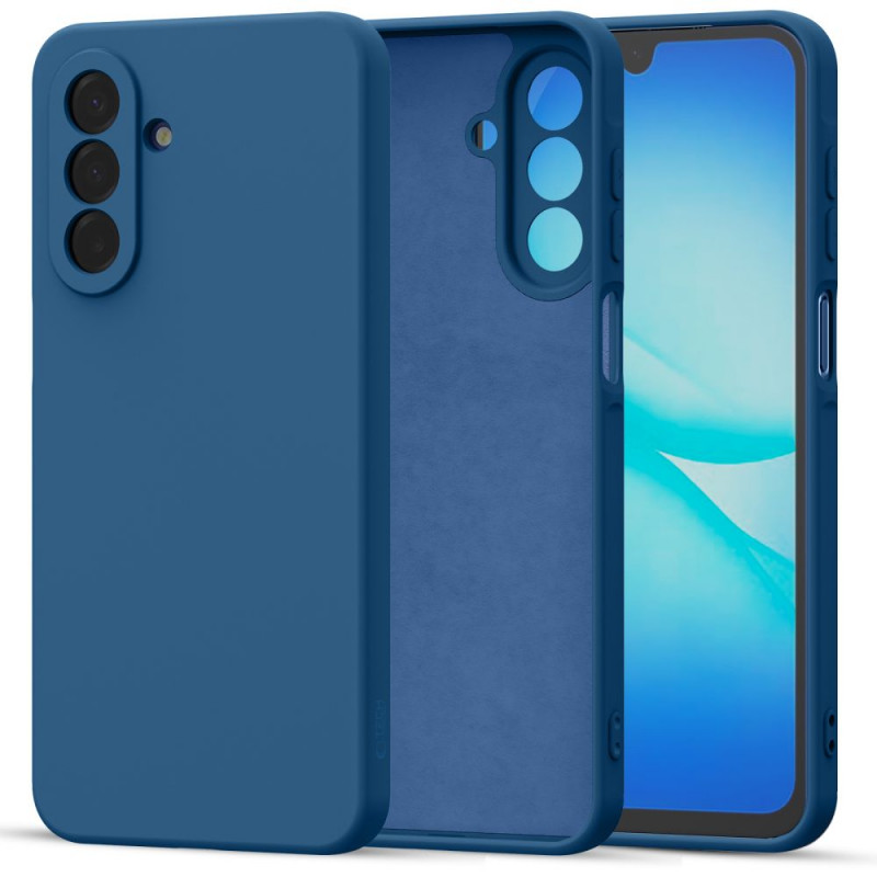 Θήκη σιλικόνης Tech-Protect Icon για Samsung Galaxy A17 / A18 4G / 5G, μπλε ναυτικό (THP4715)