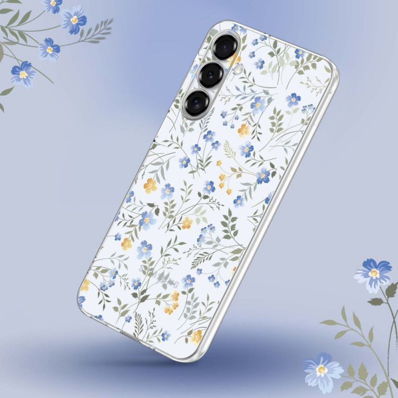 Θήκη Tech-Protect FlexAir για Xiaomi Redmi 15C / Poco C85 (173 mm), με μοτίβο μαργαρίτες και φύλλα
